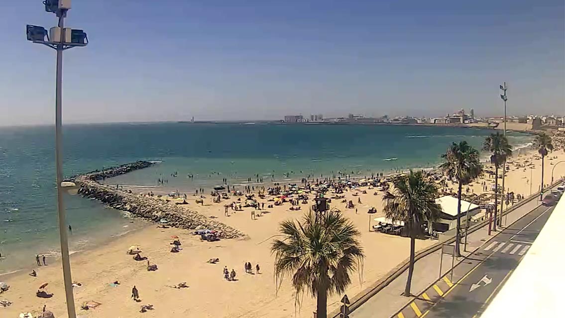Webcam Cádiz 1 (Playa Santa María del Mar) La Costa de Cádiz
