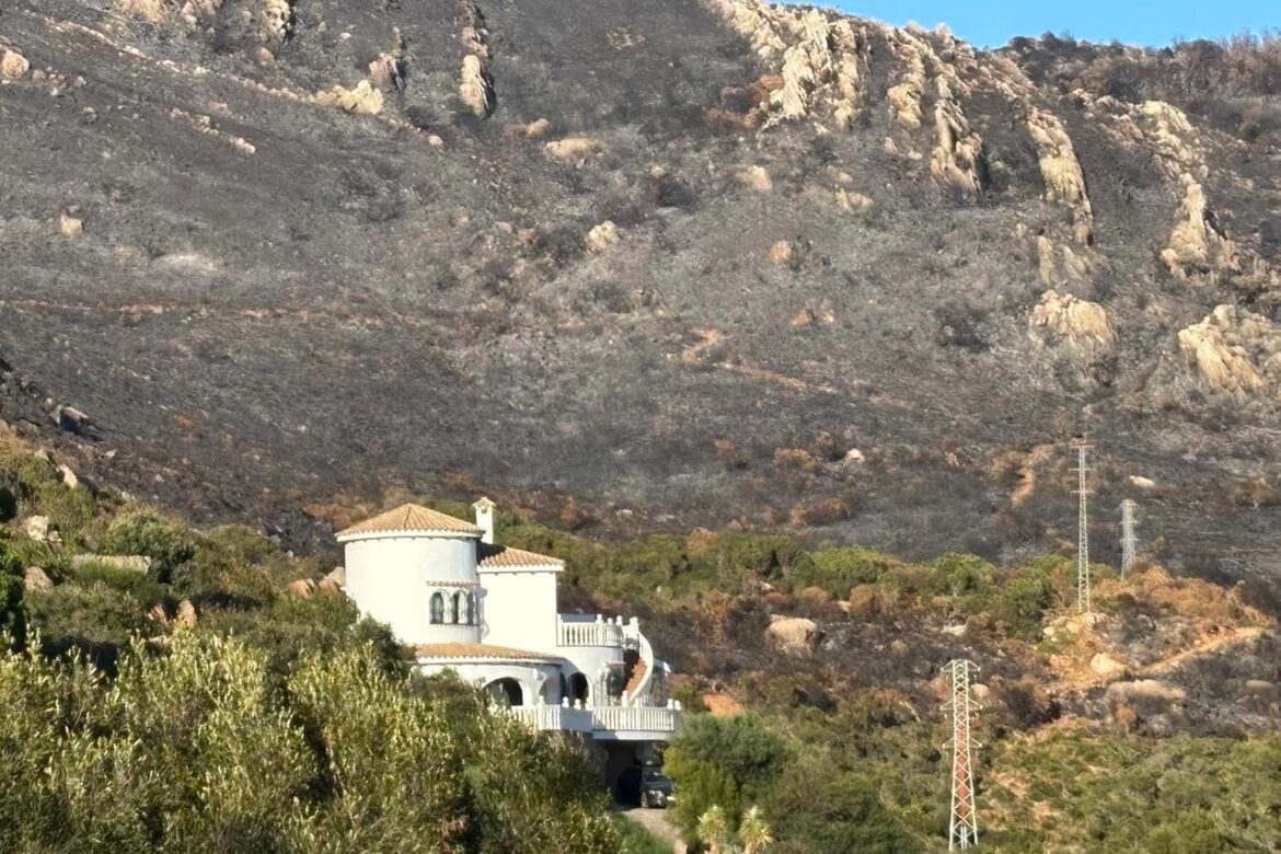 Incendio Tarifa verano de 2025