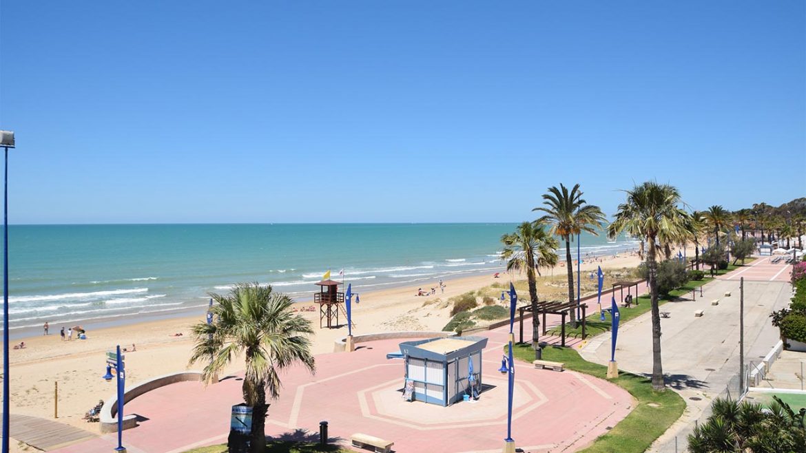Webcam Playa de La Barrosa, Restaurante El Campanario