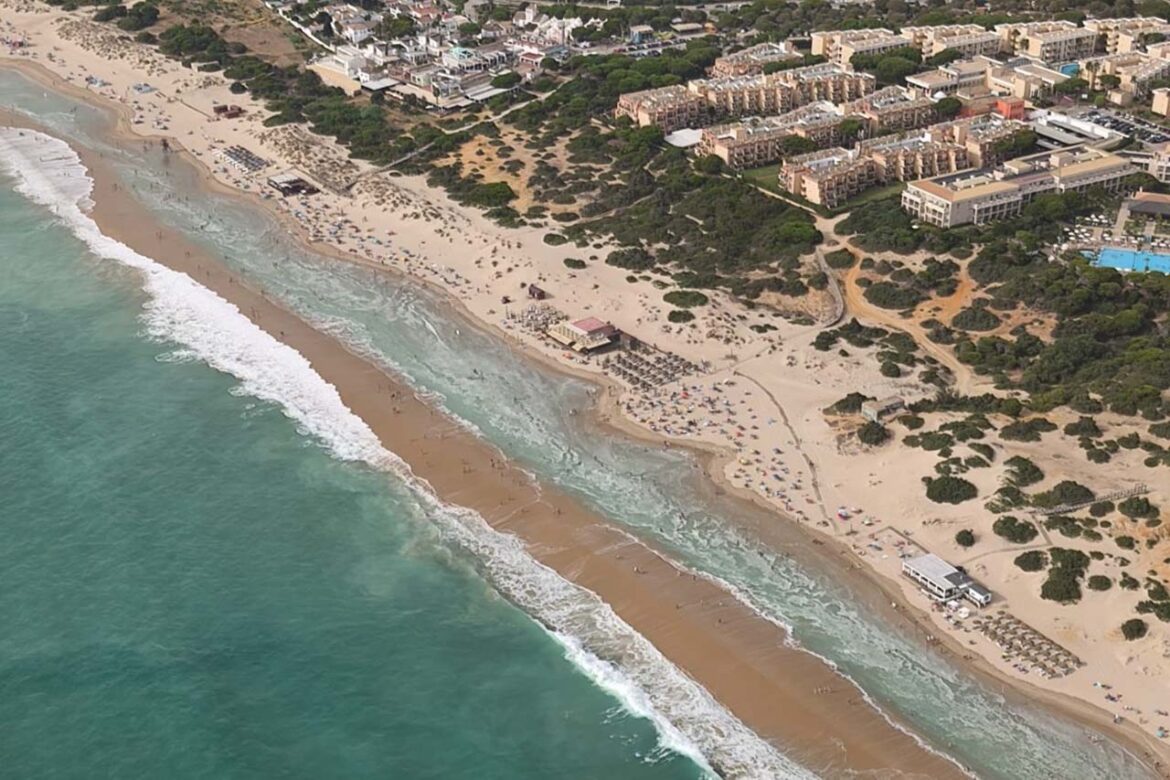 Mareas vivas en la costa de Cádiz