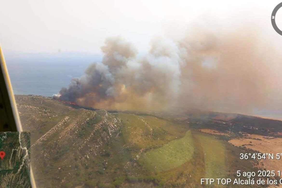 Incendio en Tarifa