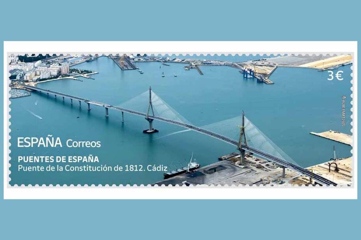 Sello correos puente Cádiz
