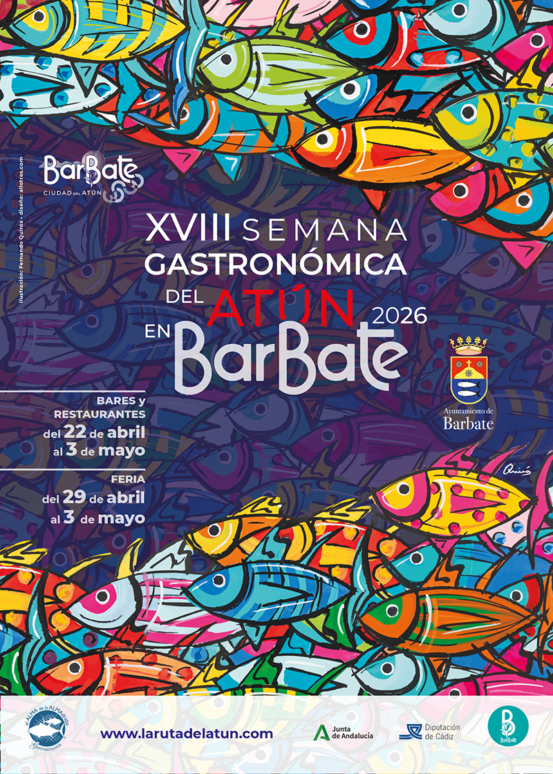 Cartel de la Semana Gastronomica del Atun de Barbate