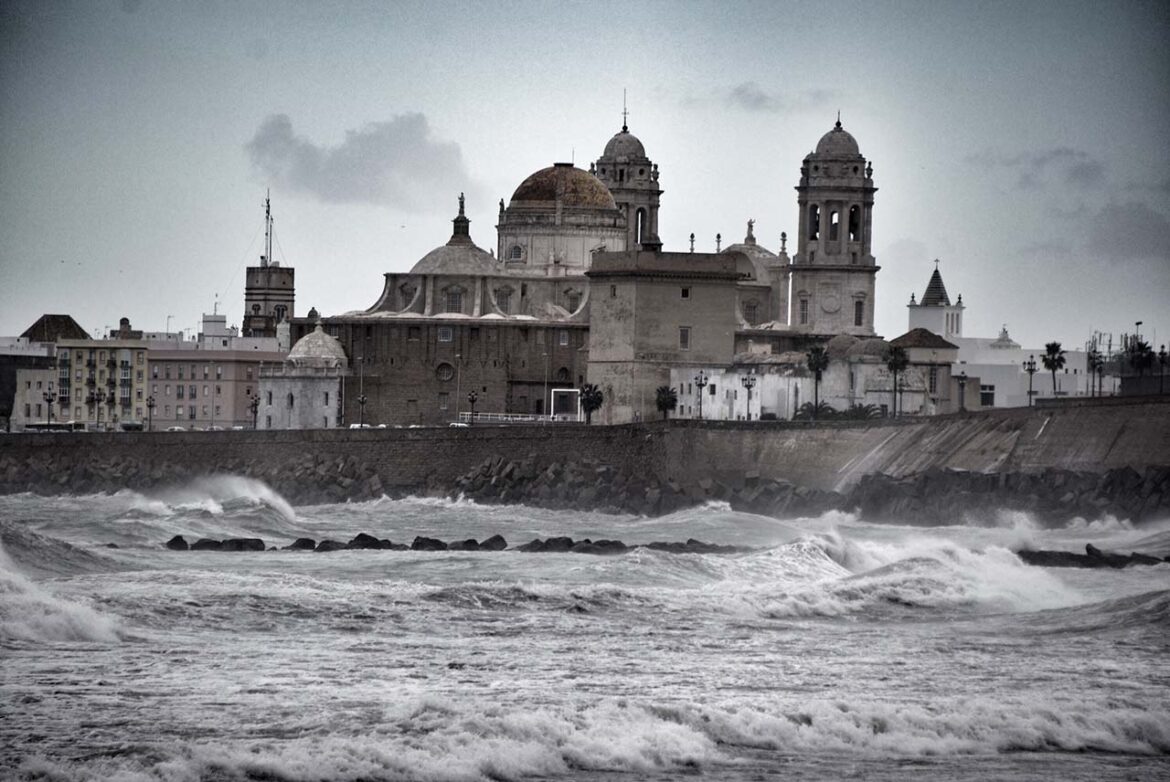Temporal en Cádiz